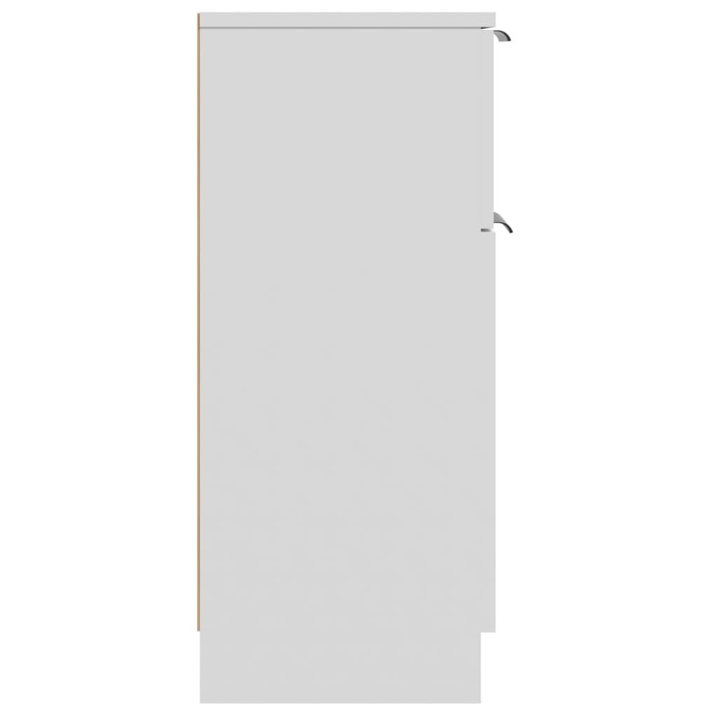 Sideboard, white, 30x30x70 cm, composite wood