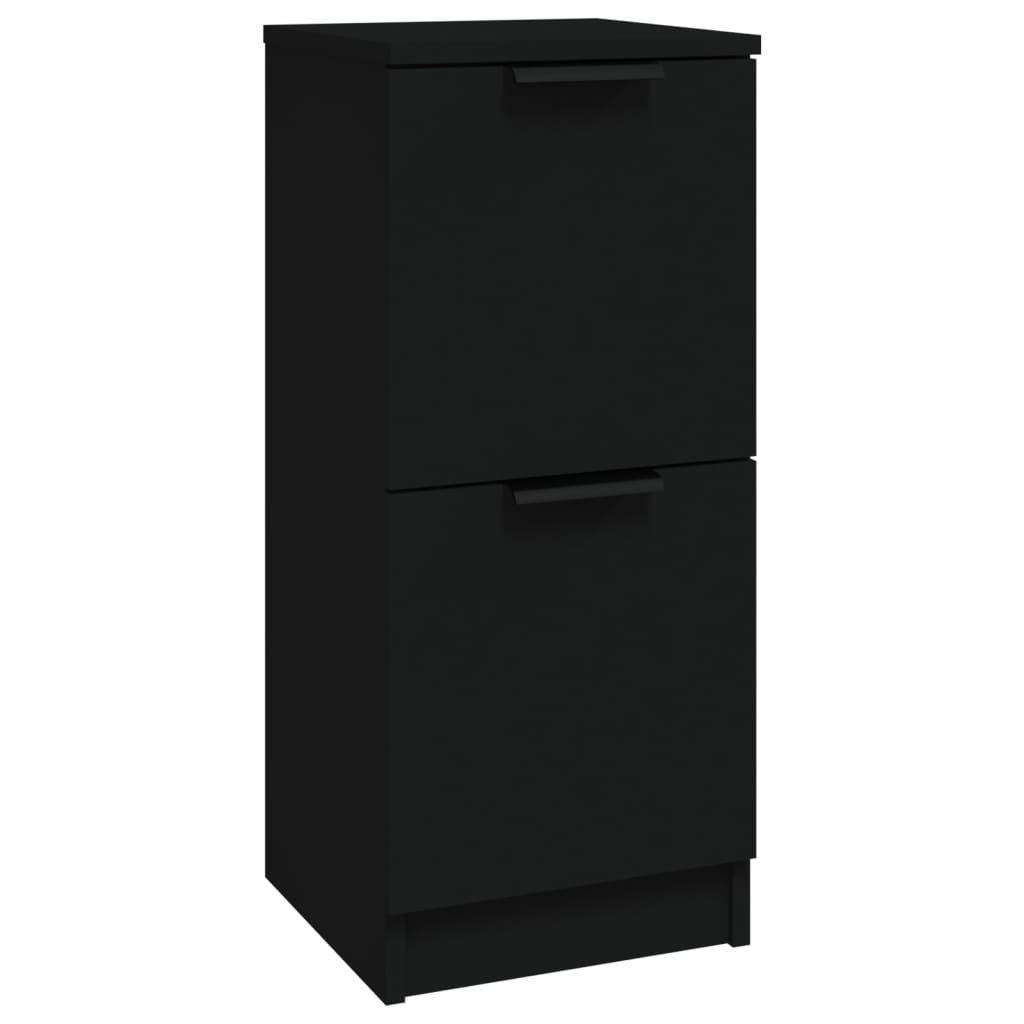 Dulap, negru, 30x30x70 cm, lemn prelucrat