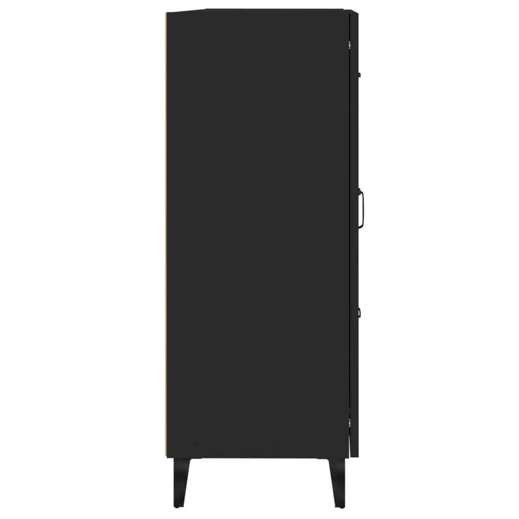 Dulap, negru, 69,5x34x90 cm, lemn prelucrat