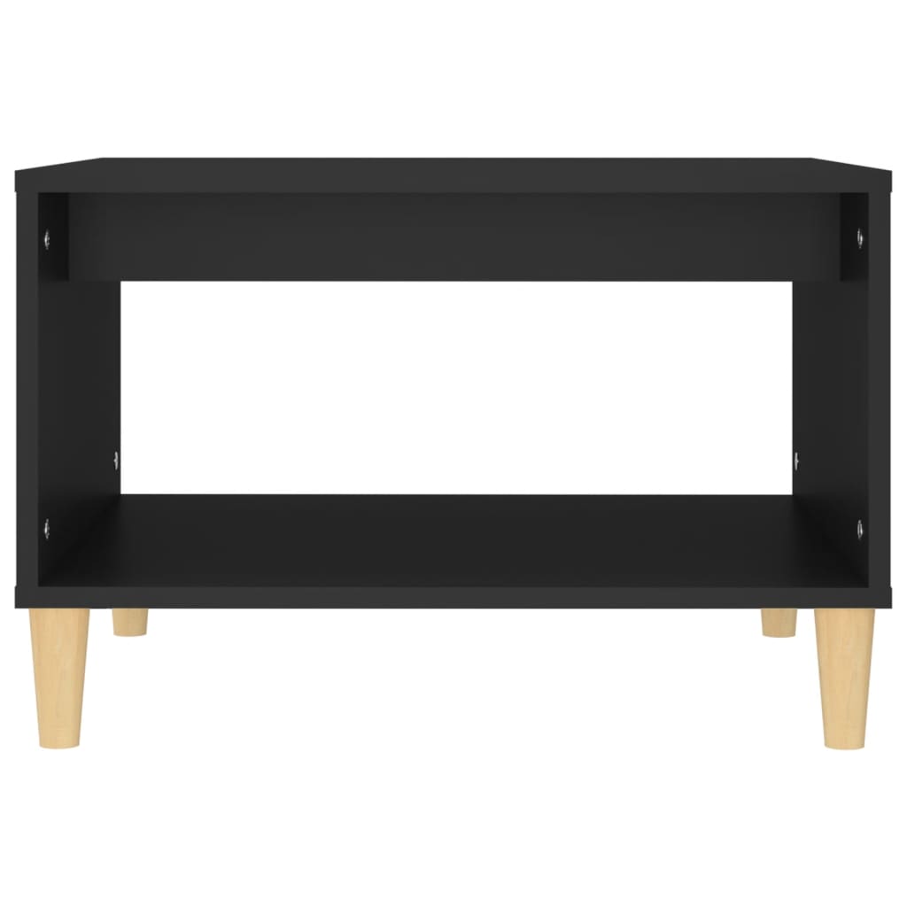 Coffee table, black, 60x50x40 cm, composite wood