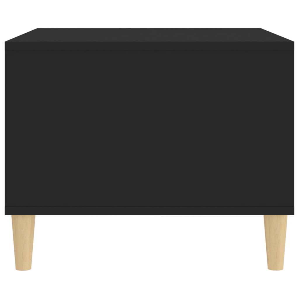 Coffee table, black, 60x50x40 cm, composite wood