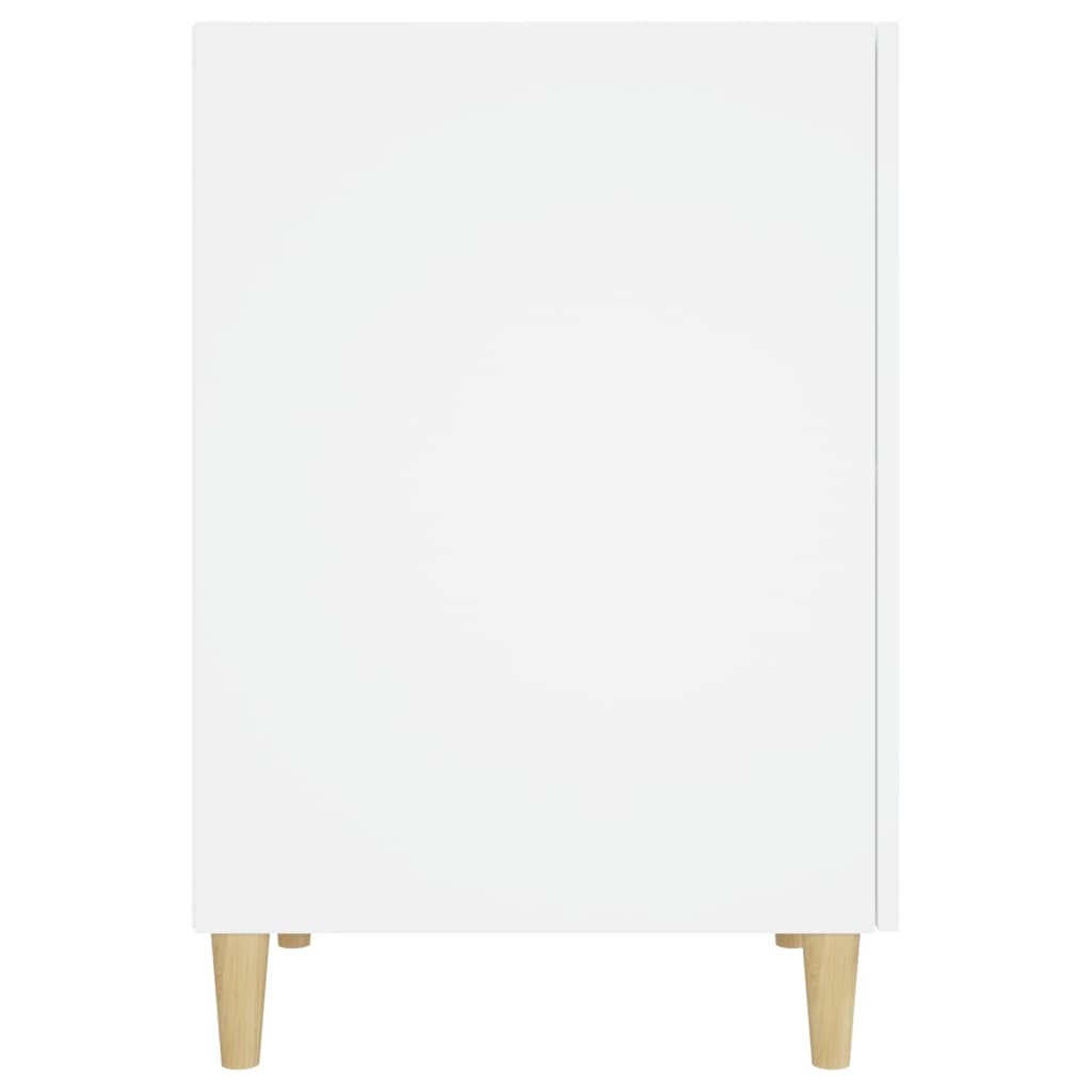 Desk, white, 140x50x75 cm, composite wood