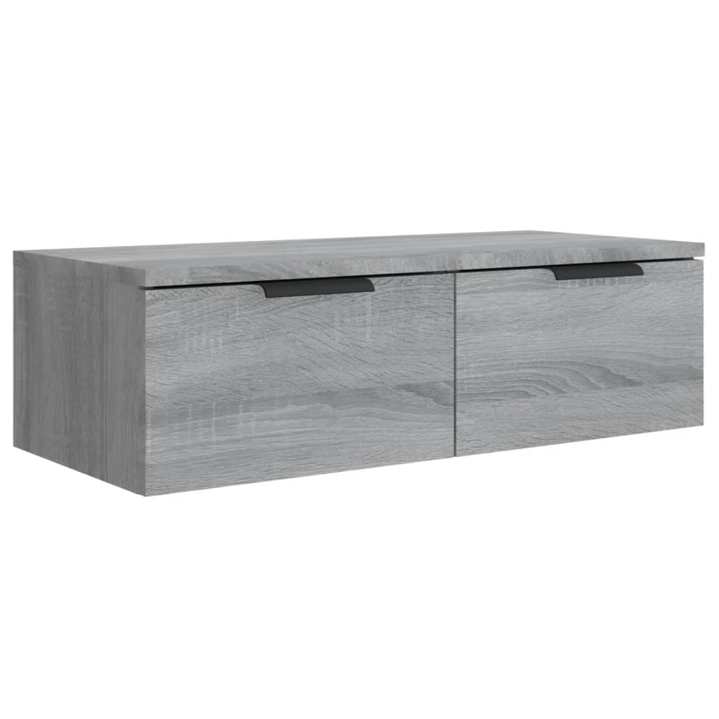 Wall cabinet, sonoma grey, 68x30x20 cm, composite wood
