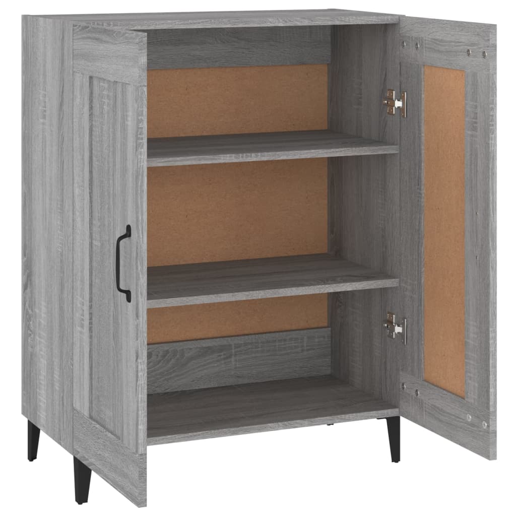 Dulap, gri sonoma, 69,5x34x90 cm, lemn compozit