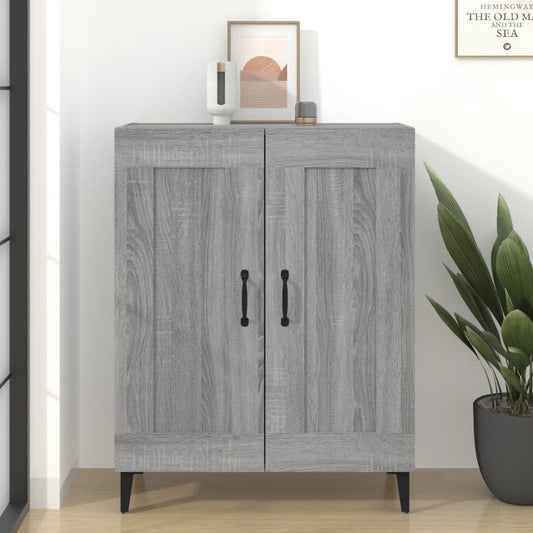 Dulap, gri sonoma, 69,5x34x90 cm, lemn compozit