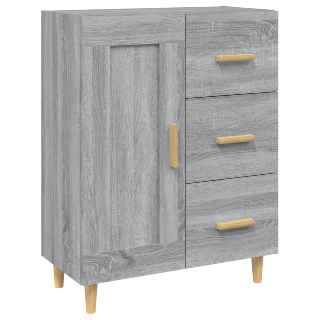 Dulap, gri sonoma, 69,5x34x90 cm, lemn compozit