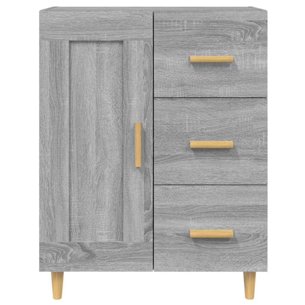 Dulap, gri sonoma, 69,5x34x90 cm, lemn compozit