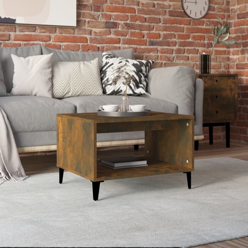 Coffee table, smoky oak, 60x50x40 cm, composite wood