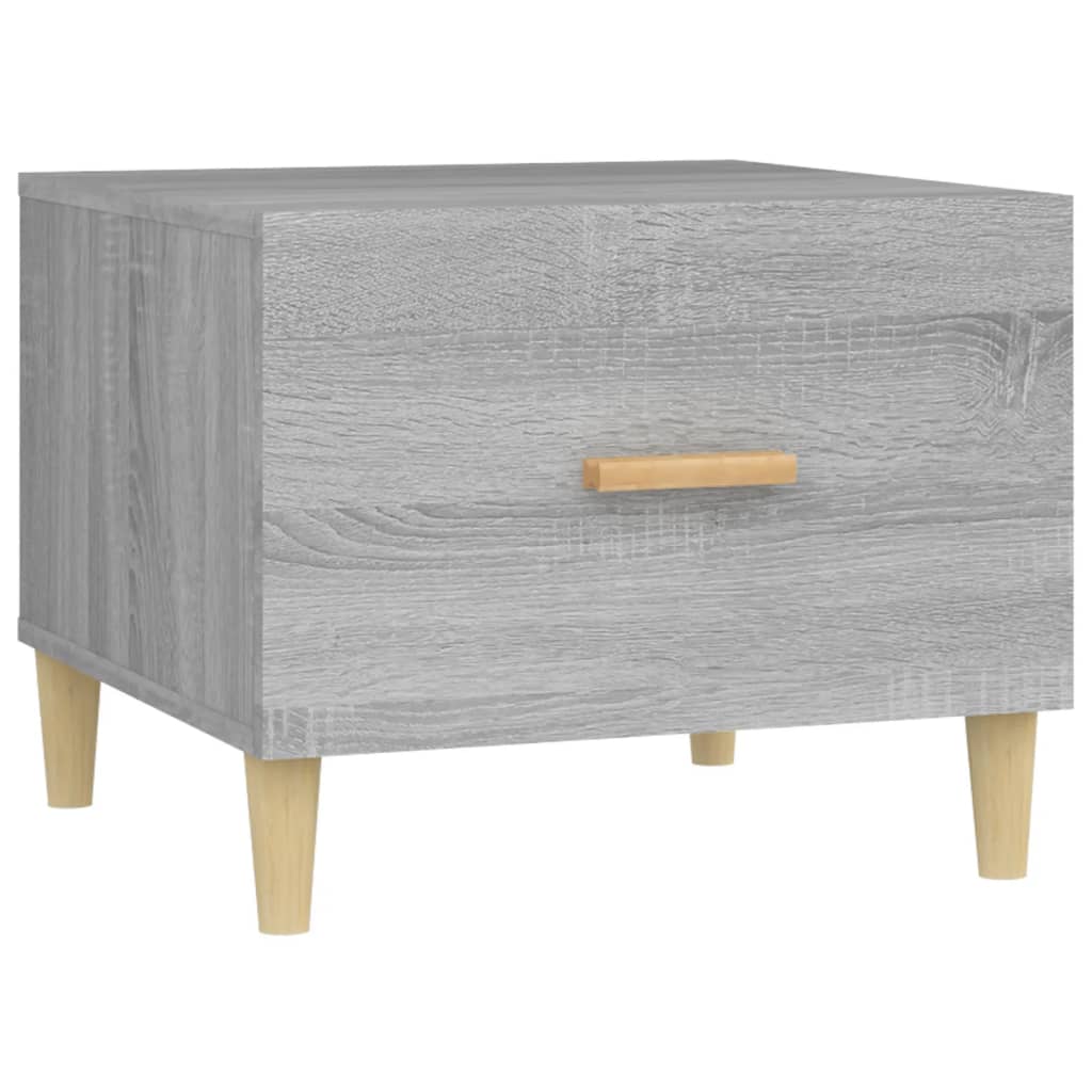 Coffee table, sonoma grey, 50x50x40 cm, composite wood