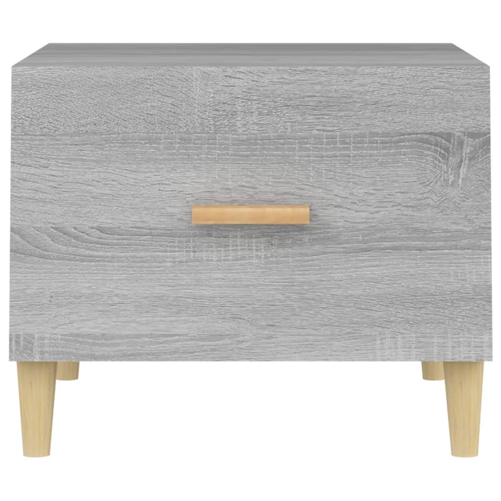 Coffee table, sonoma grey, 50x50x40 cm, composite wood