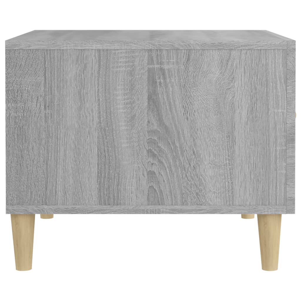 Coffee table, sonoma grey, 50x50x40 cm, composite wood