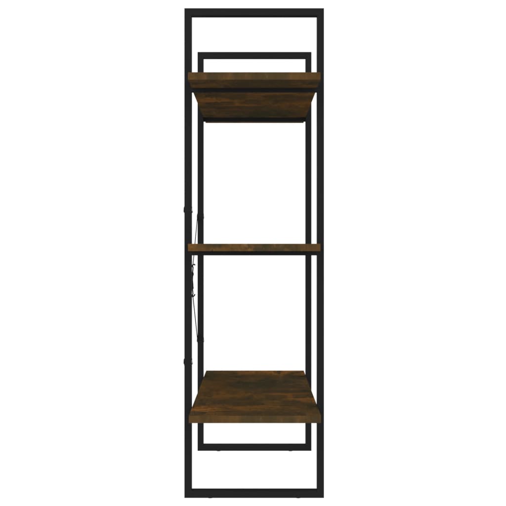 Bibliotecă, stejar fumuriu, 100x30x105 cm, lemn prelucrat