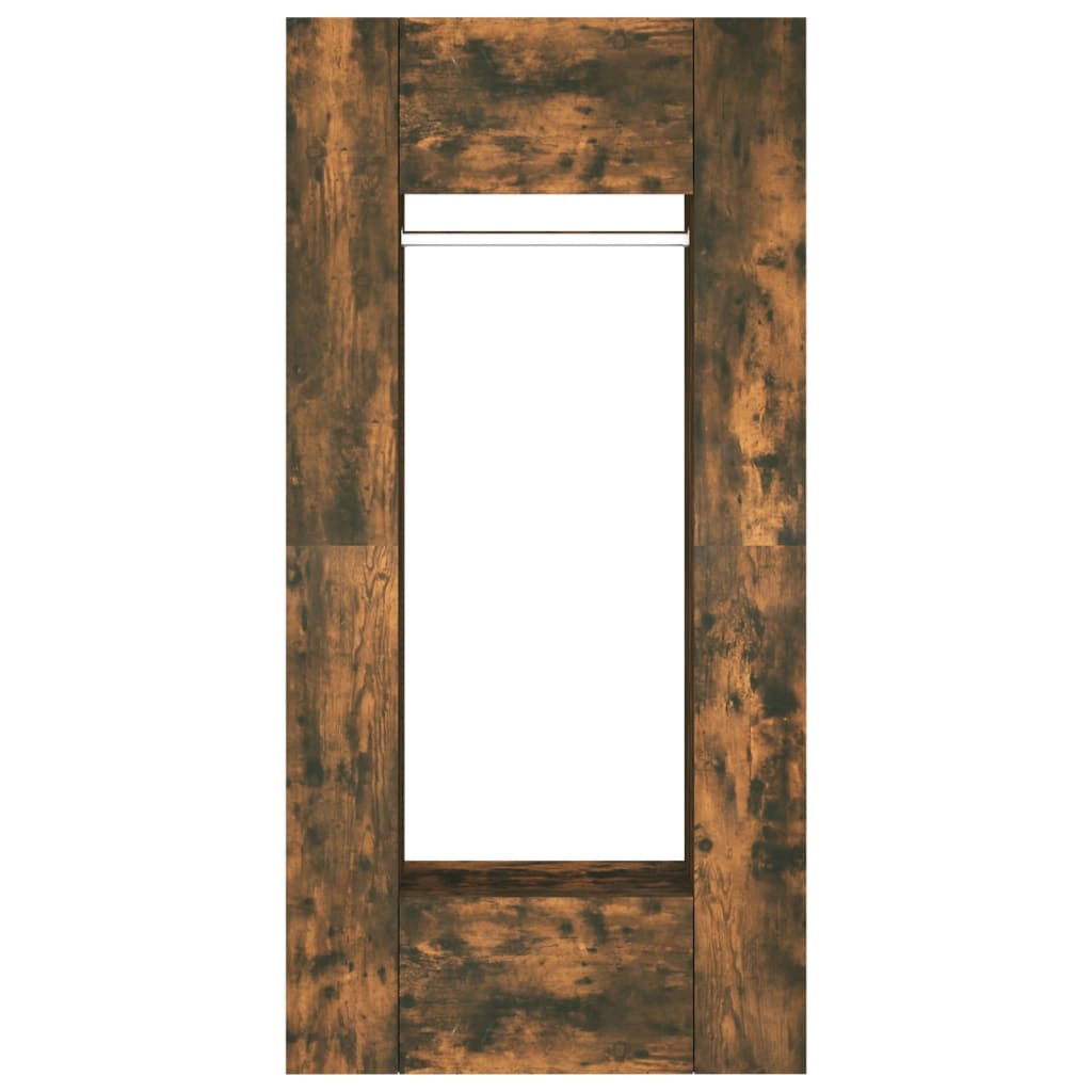 Hallway cabinets, 2 pcs., smoked oak, processed wood