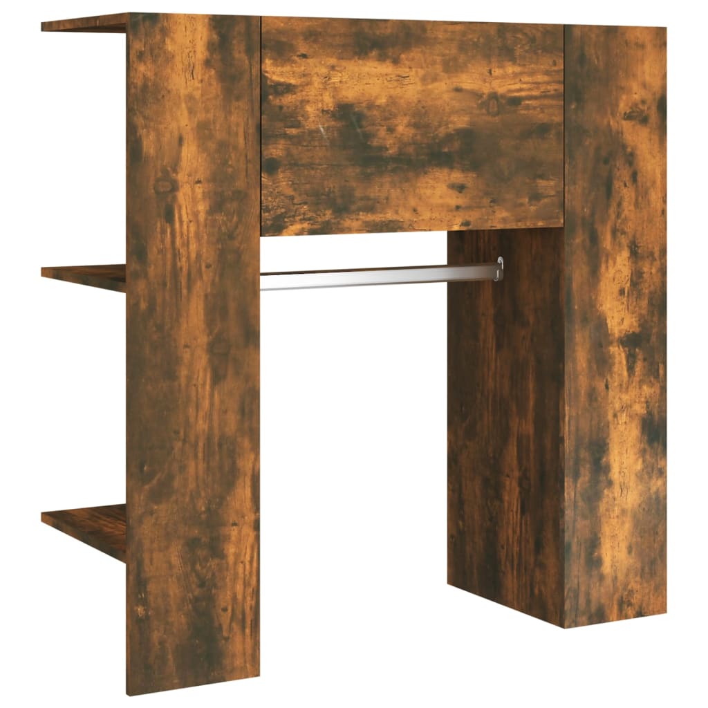 Hallway cabinets, 2 pcs., smoked oak, processed wood