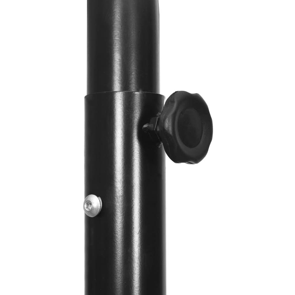 Basketball hoop stand, white, 237-307 cm, polyethylene