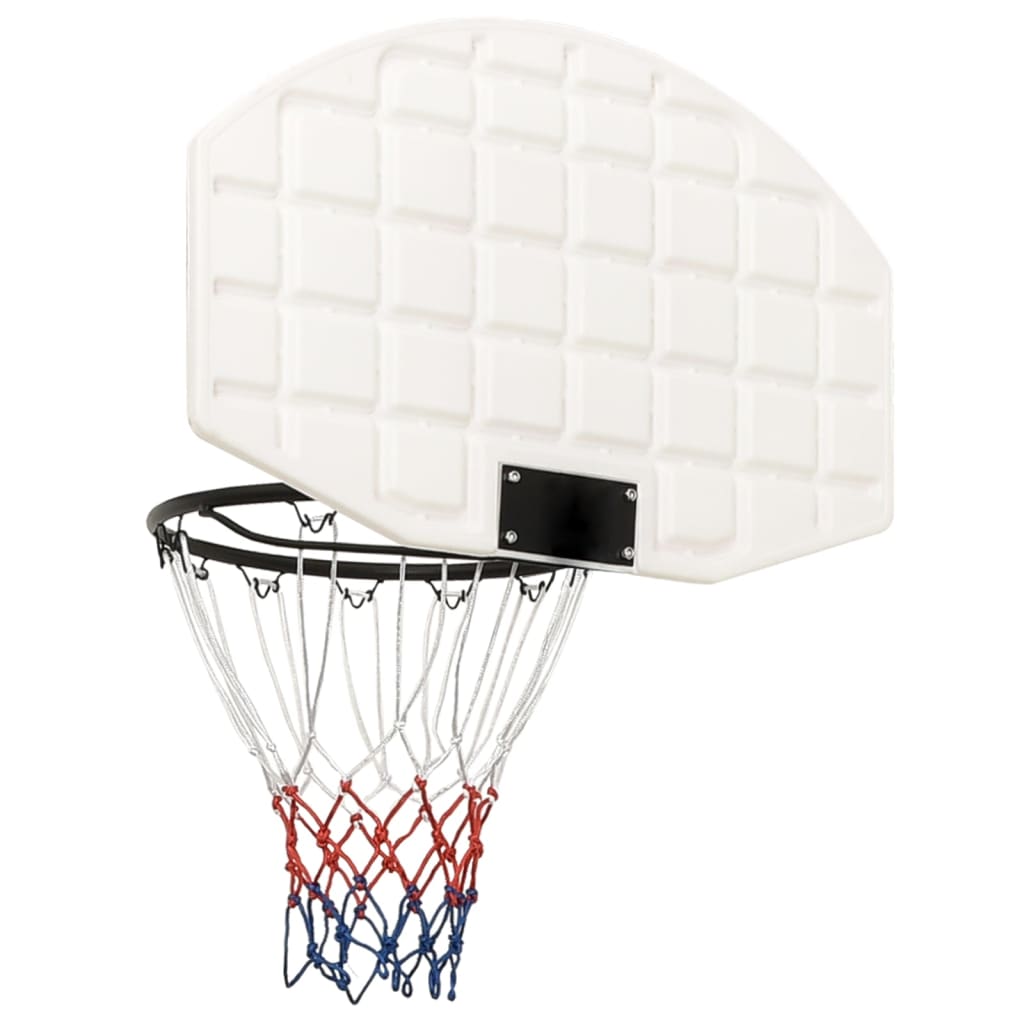 Basketball board, white, 71x45x2 cm, polyethylene