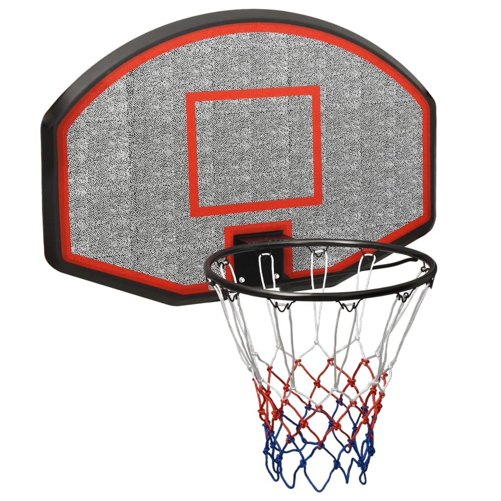Basketball board, black, 90x60x2 cm, polyethylene