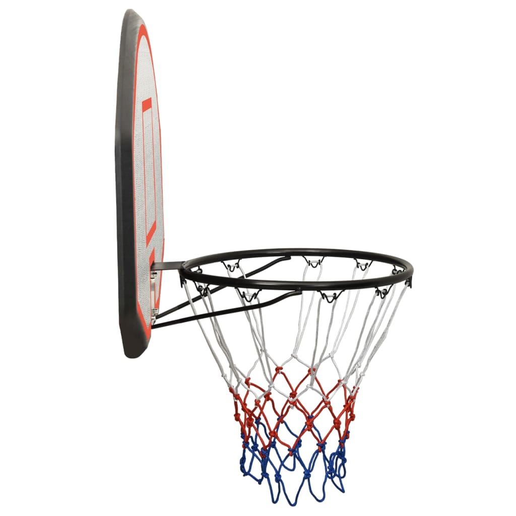 Basketball board, black, 90x60x2 cm, polyethylene