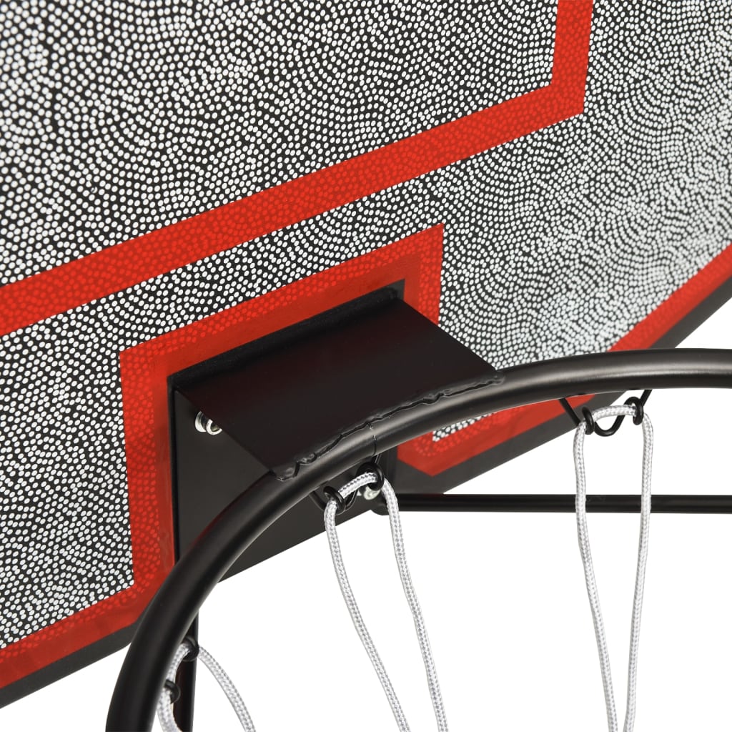 Basketball board, black, 90x60x2 cm, polyethylene