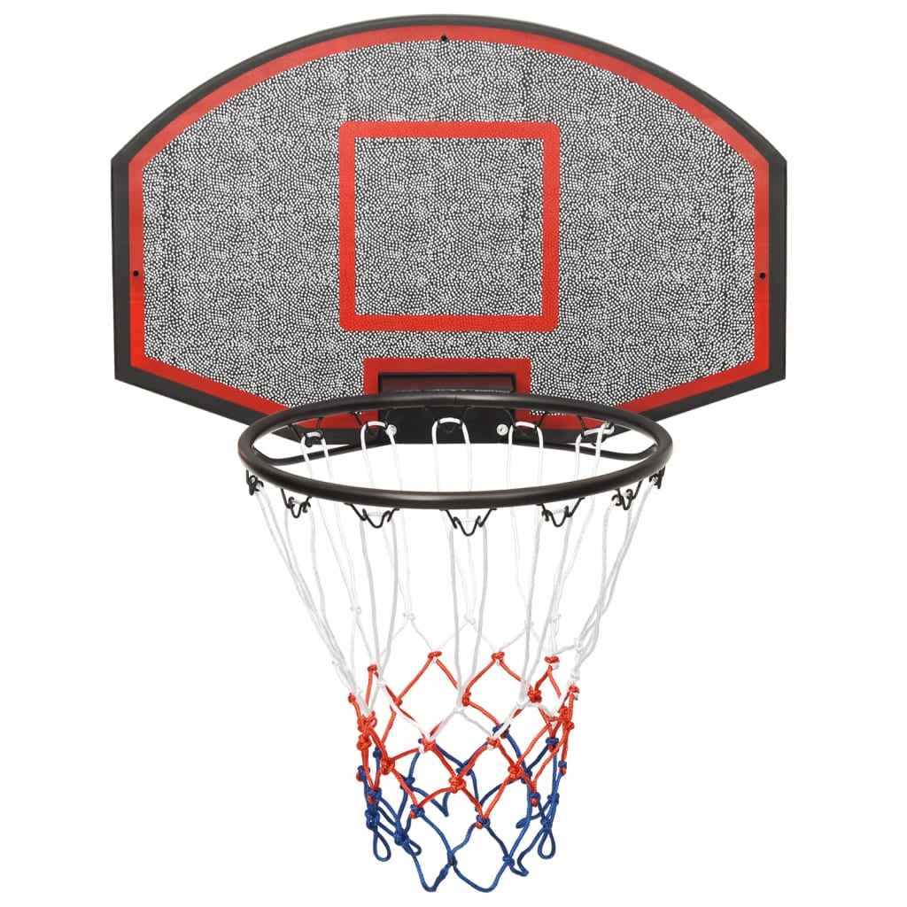 Basketball board, black, 71x45x2 cm, polyethylene