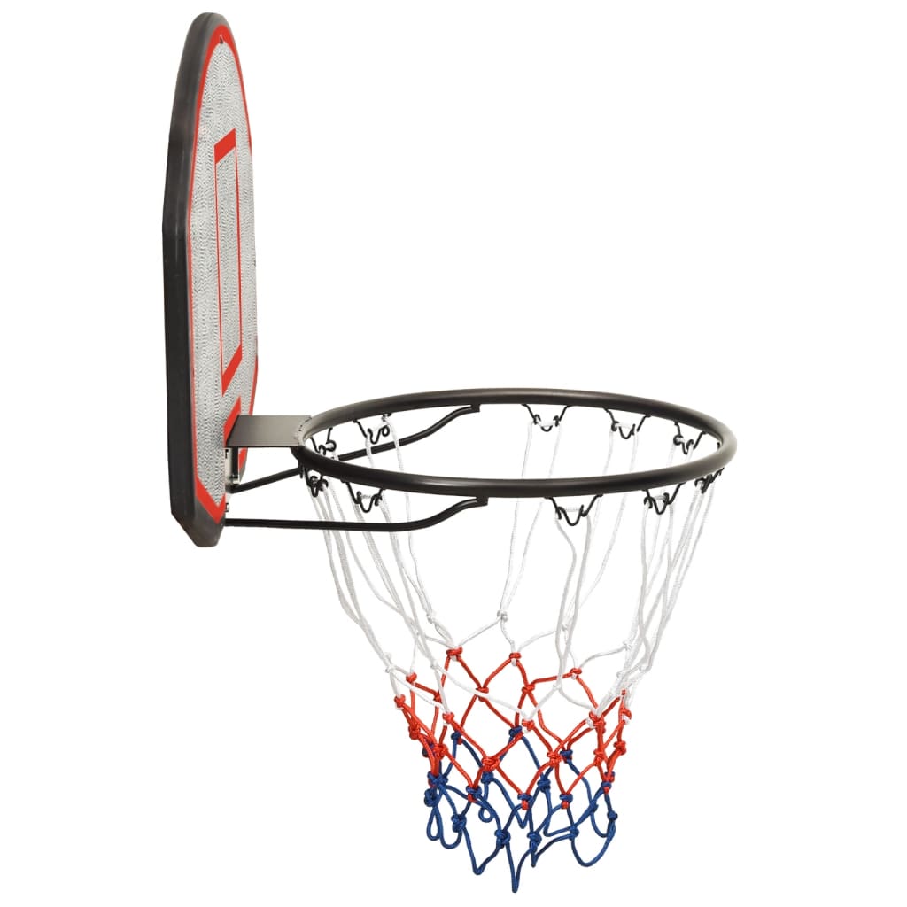 Basketball board, black, 71x45x2 cm, polyethylene