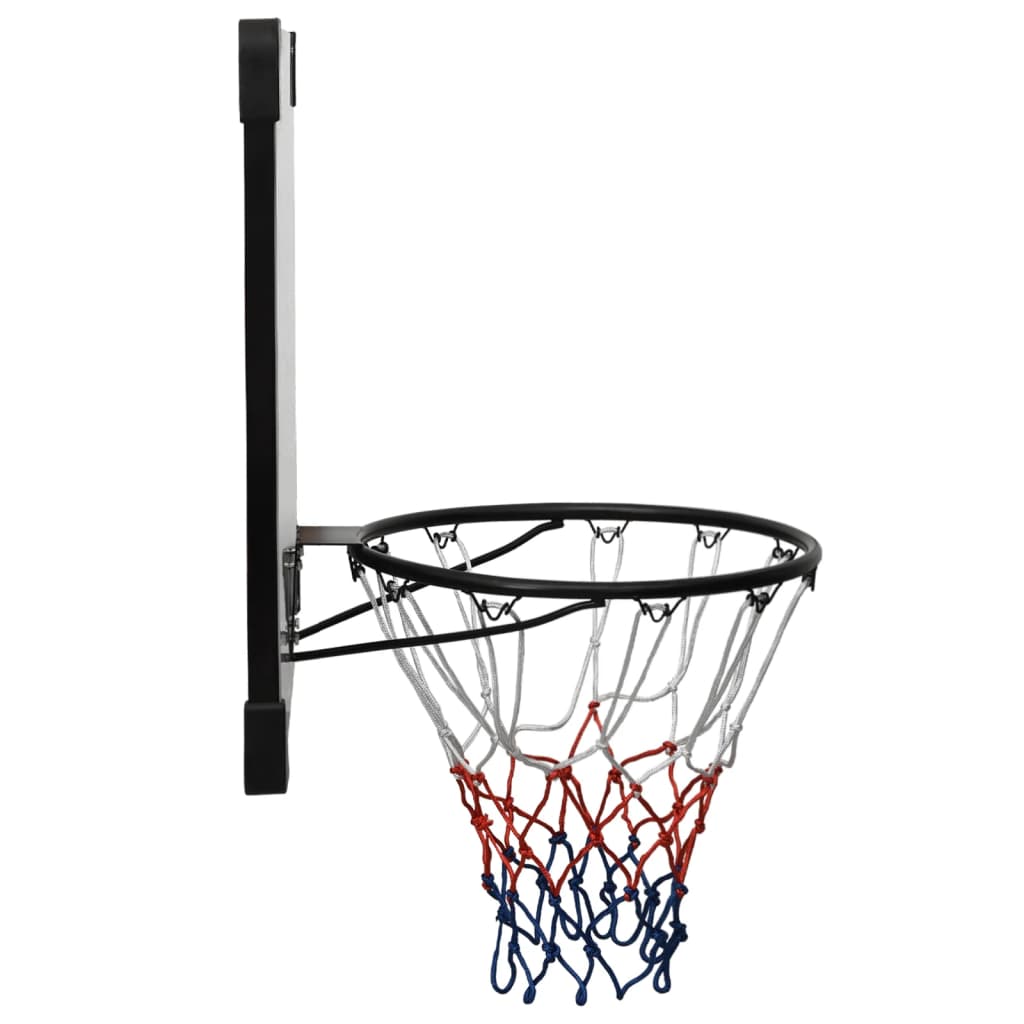 Basketball board, transparent, 90x60x2.5 cm, polycarbonate