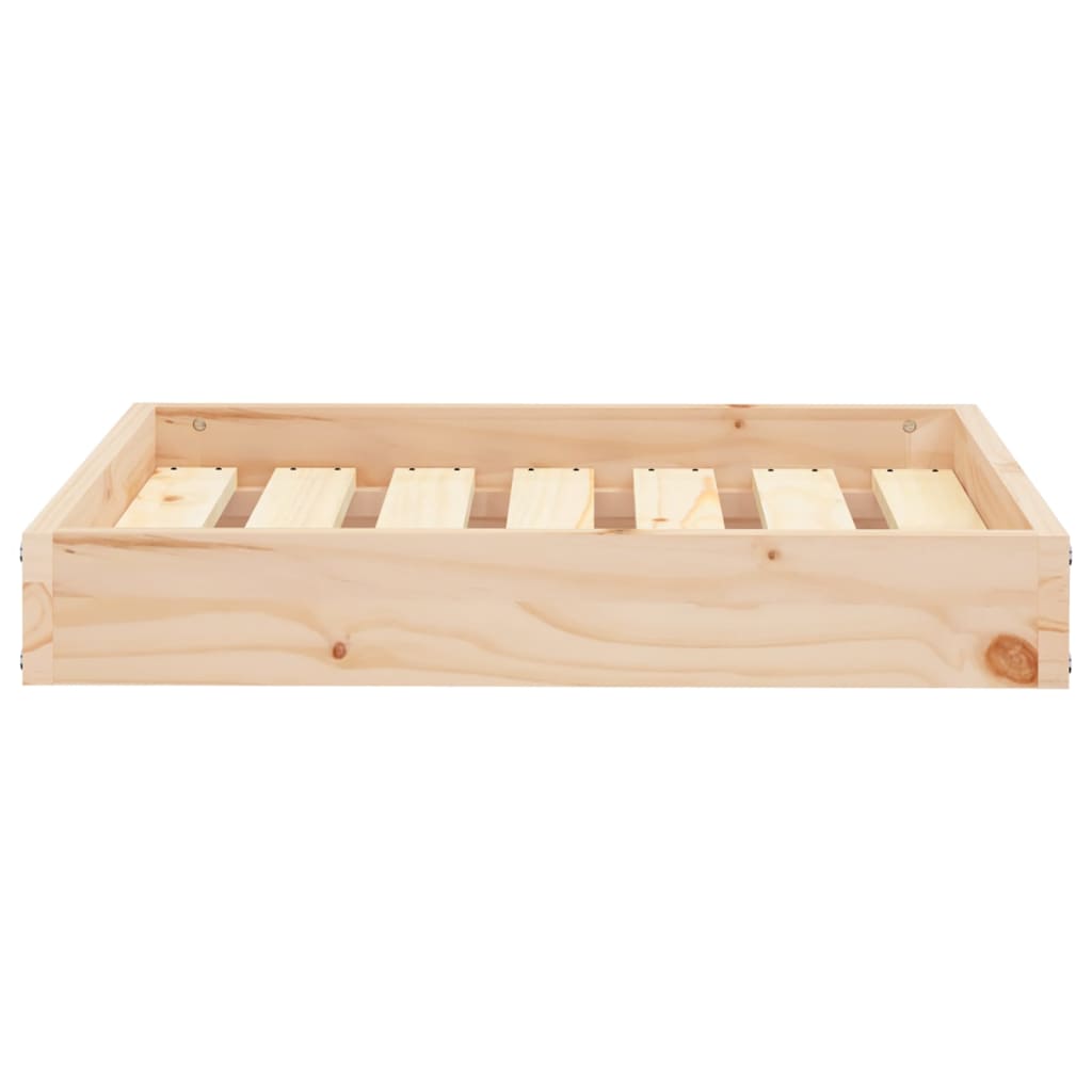 Dog bed, 61.5x49x9 cm, solid pine wood