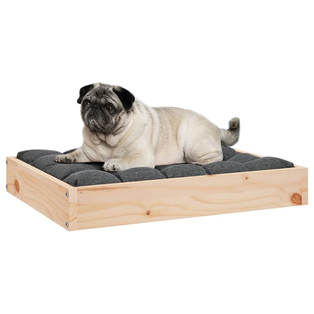 Dog bed, 61.5x49x9 cm, solid pine wood