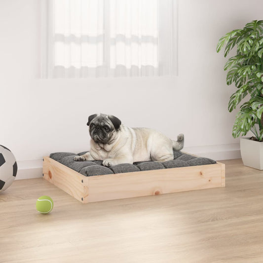 Dog bed, 61.5x49x9 cm, solid pine wood