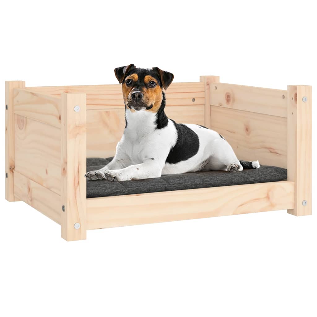 Dog bed, 55.5x45.5x28 cm, solid pine wood