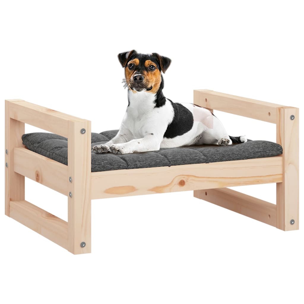 Dog bed, 55.5x45.5x28 cm, solid pine wood