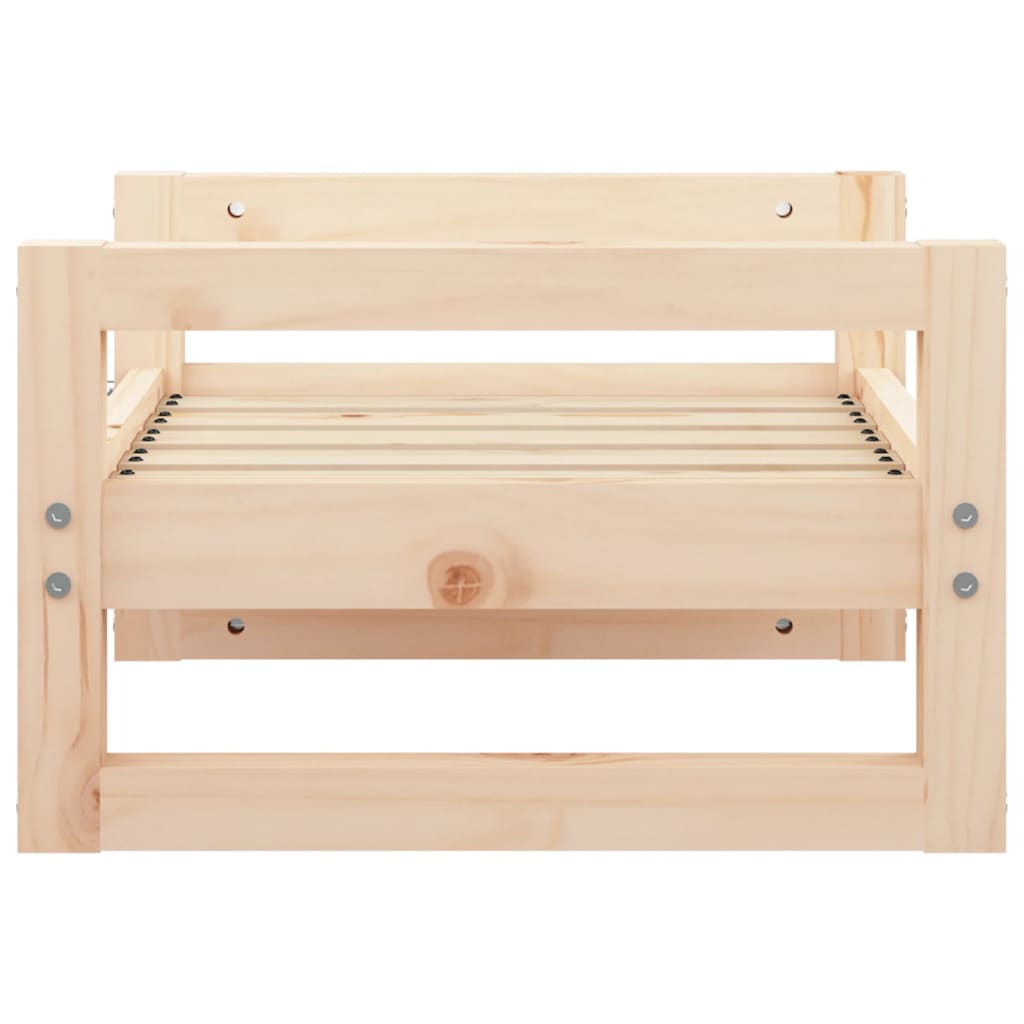 Dog bed, 55.5x45.5x28 cm, solid pine wood
