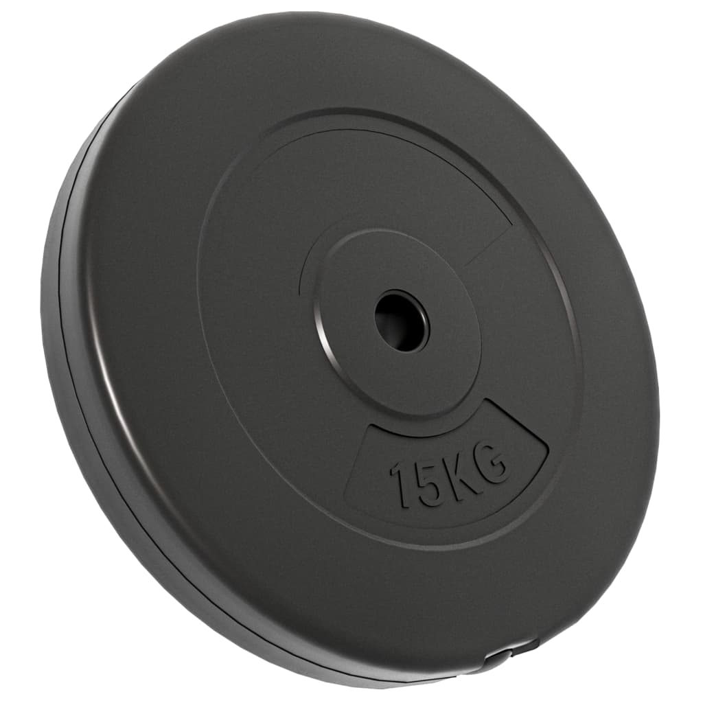 Weight plates, 2 pcs., 30 kg, cement