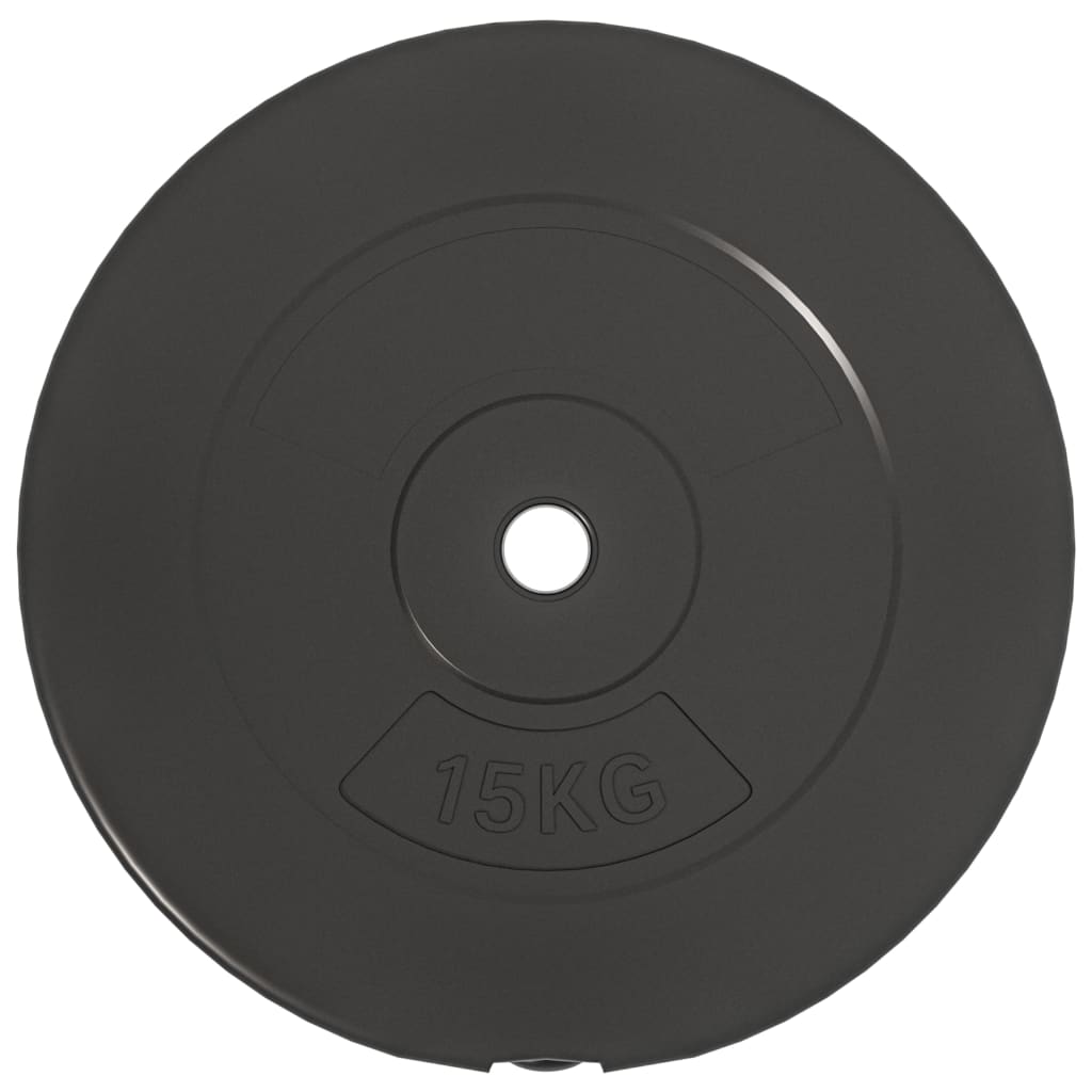 Weight plates, 2 pcs., 30 kg, cement