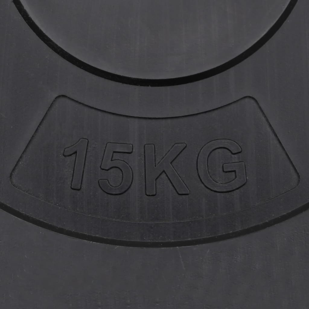 Weight plates, 2 pcs., 30 kg, cement