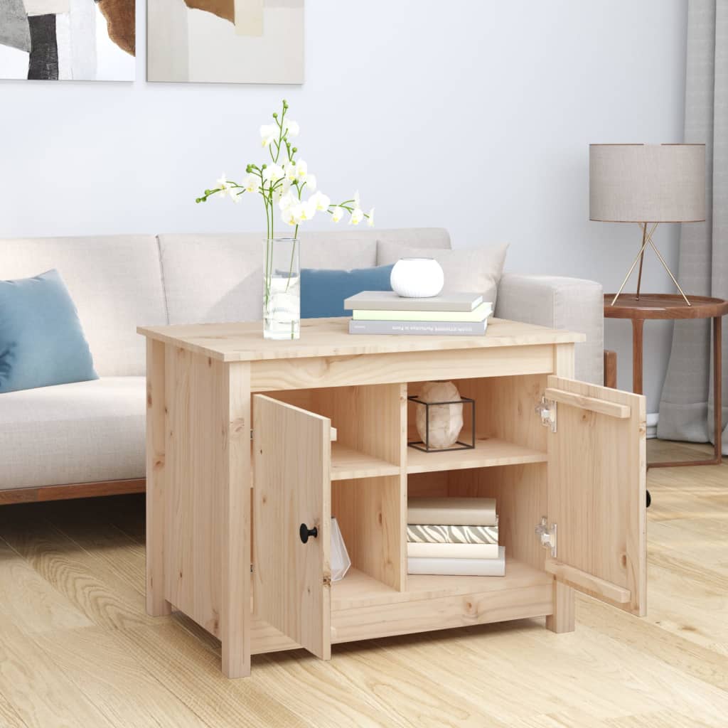 Coffee table, 71x49x55 cm, solid pine wood