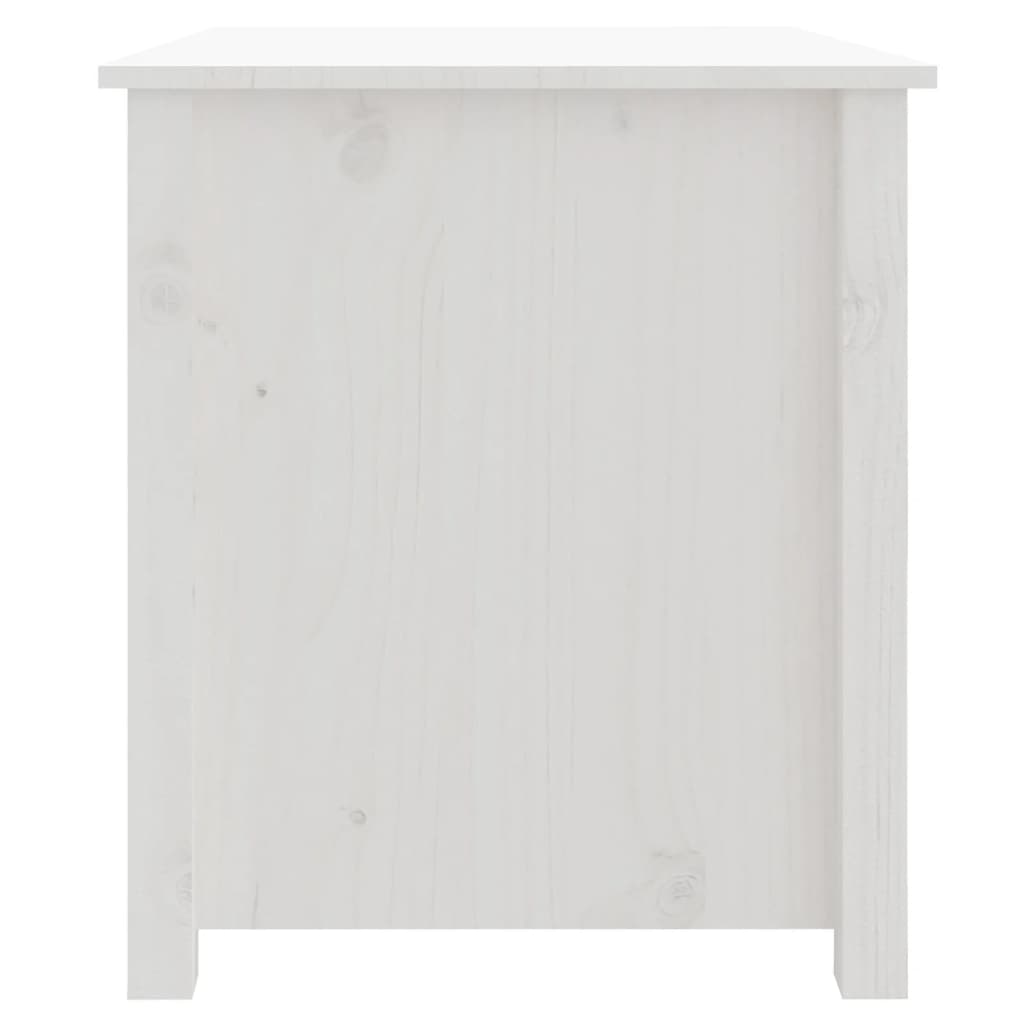 Coffee table, white, 71x49x55 cm, solid pine wood
