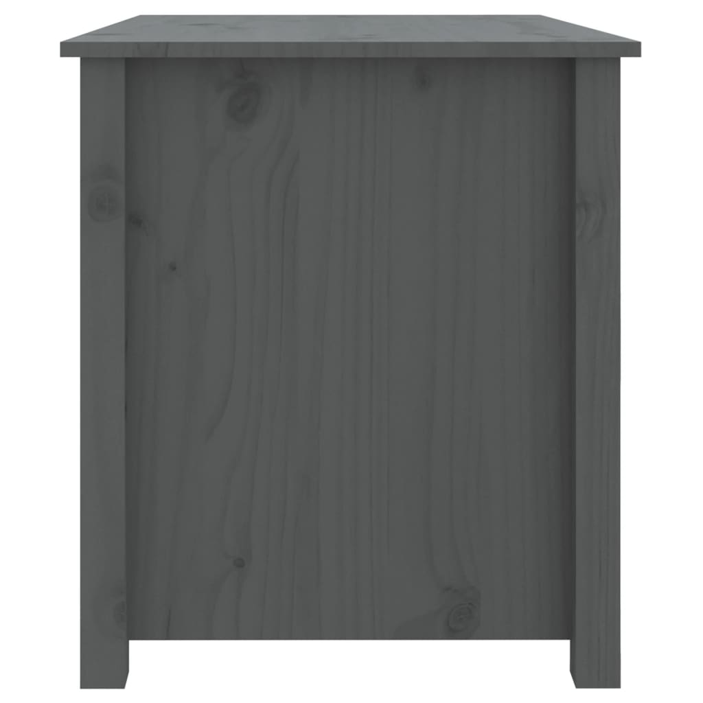 Coffee table, gray, 71x49x55 cm, solid pine wood