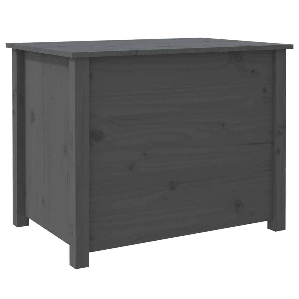 Coffee table, gray, 71x49x55 cm, solid pine wood