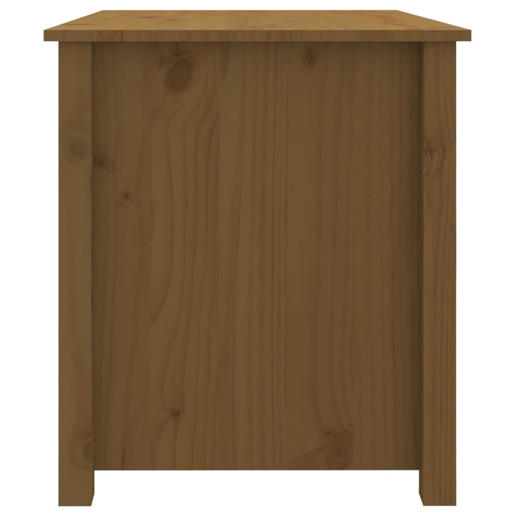 Coffee table, honey brown, 71x49x55 cm, solid pine wood