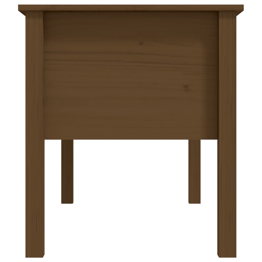 Coffee table, honey brown, 102x49x55 cm, solid pine wood