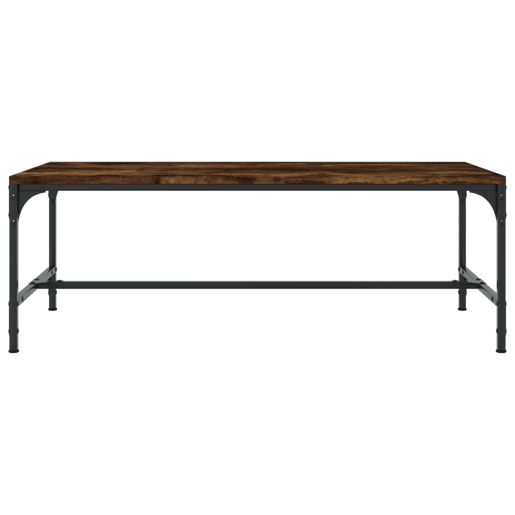 Coffee table, smoky oak, 100x50x35 cm, processed wood