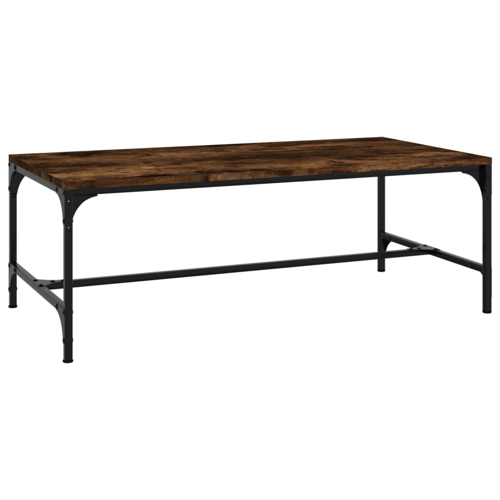 Coffee table, smoky oak, 80x50x35 cm, processed wood