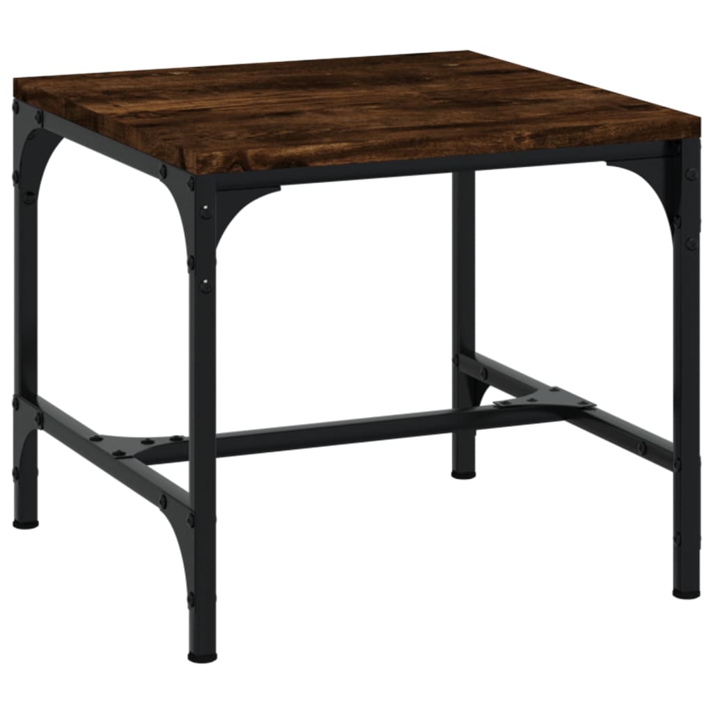 Coffee table, smoky oak, 50x50x35 cm, processed wood