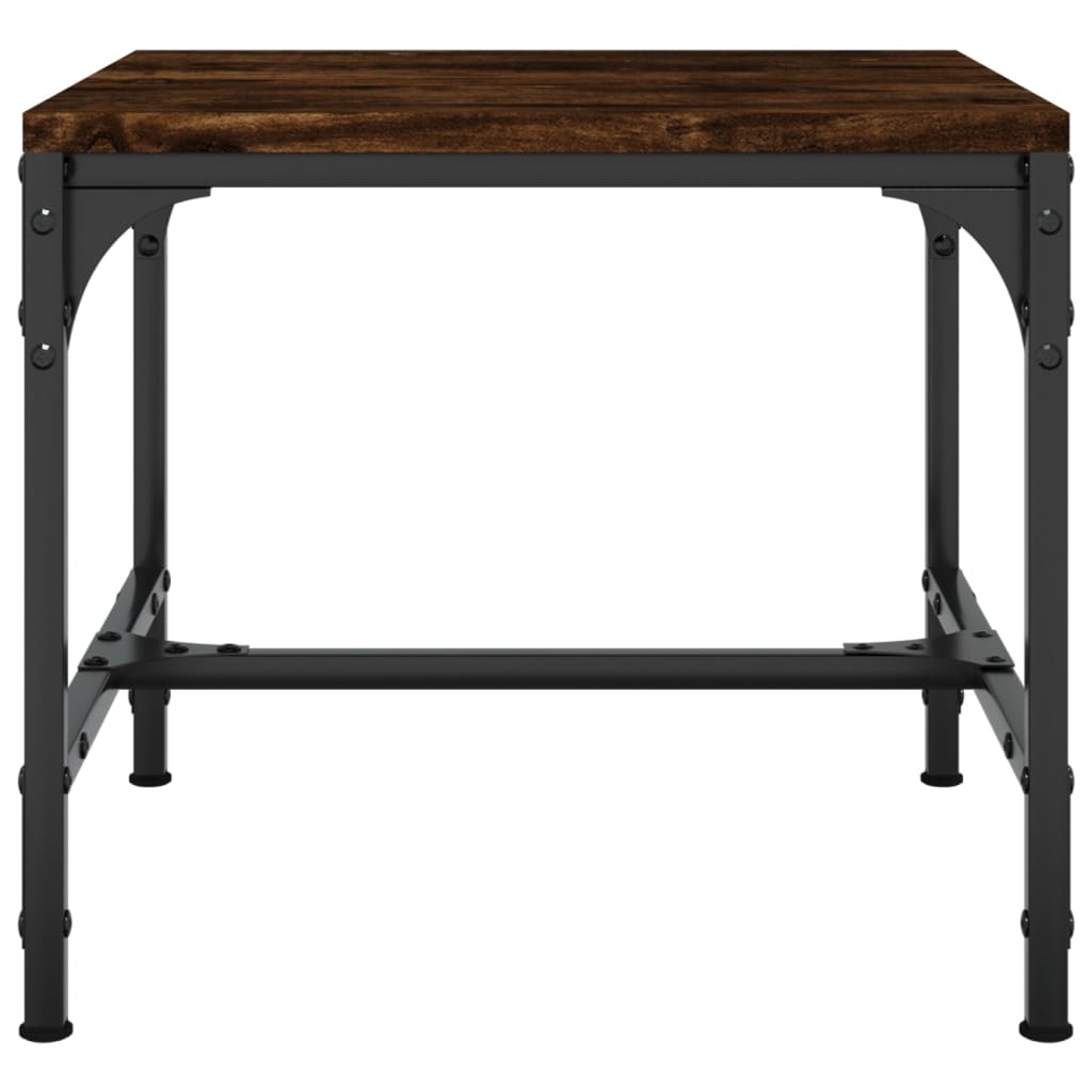 Coffee table, smoky oak, 50x50x35 cm, processed wood