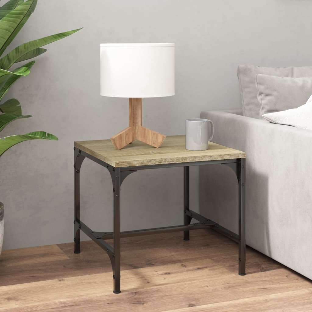 Mese laterale 2 buc. stejar sonoma 40x40x35 cm lemn prelucrat