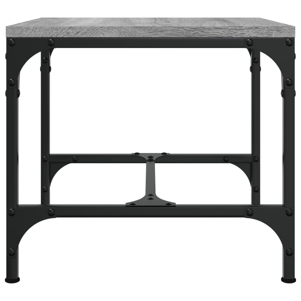 Side tables 2 pcs. sonoma gray 40x40x35 cm processed wood
