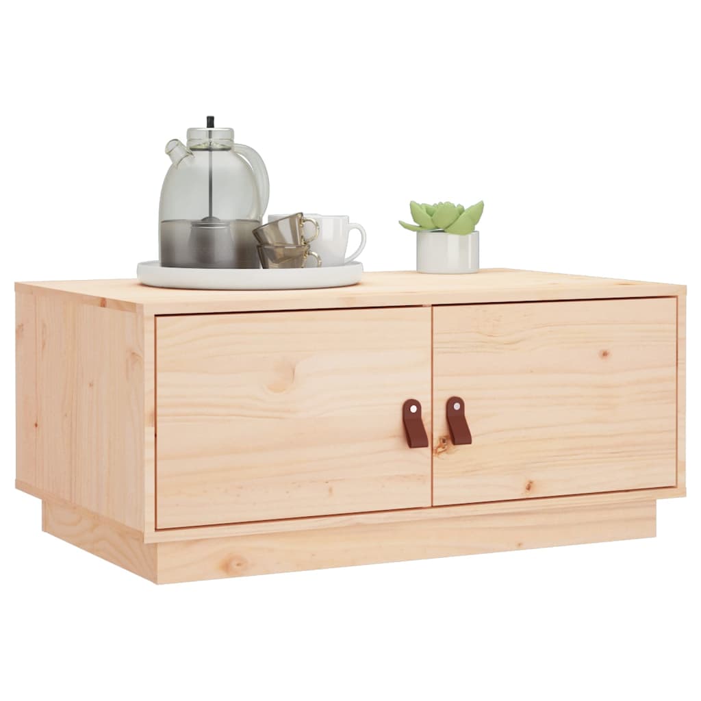 Coffee table, 80x50x35 cm, solid pine wood