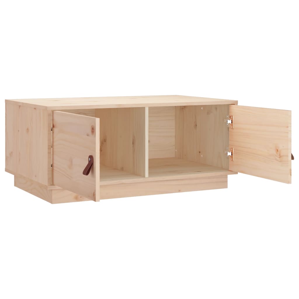 Coffee table, 80x50x35 cm, solid pine wood
