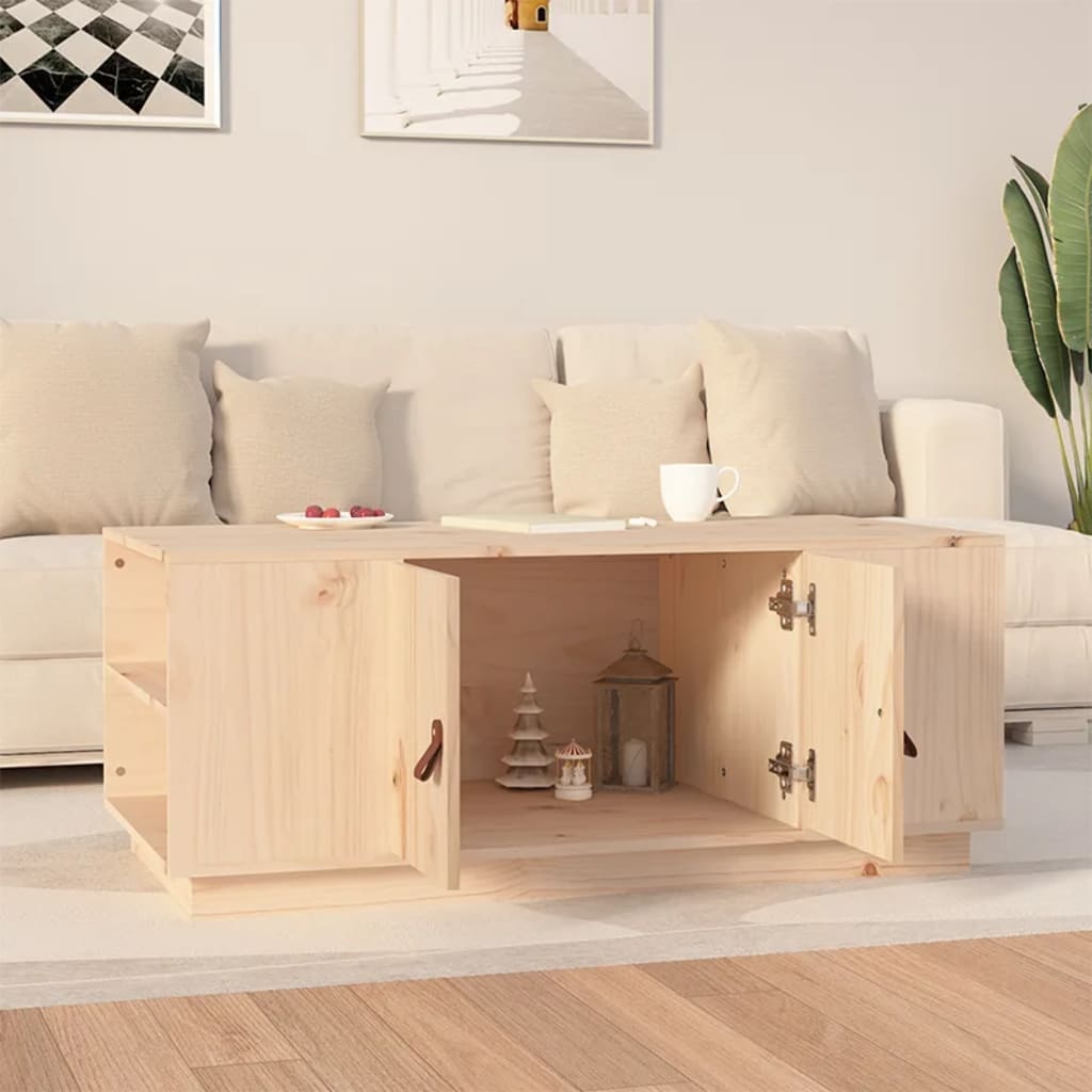 Coffee table, 100x50x41 cm, solid pine wood